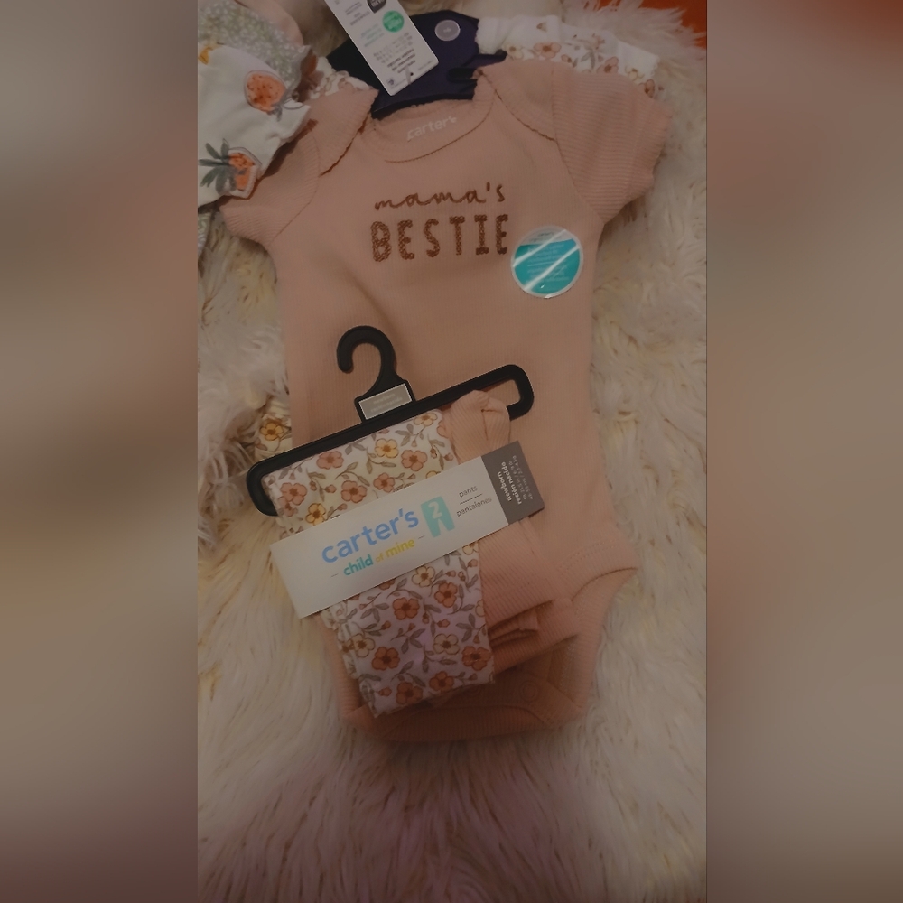 Carter's Child of Mine Onesie and Pants Set